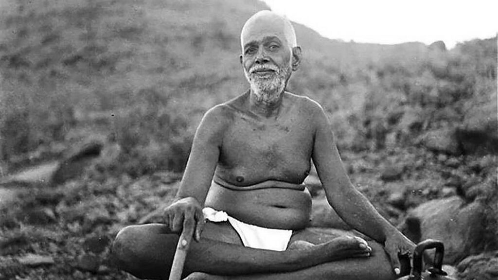 Ramana Maharshi onderricht in Sahaja Samadhi